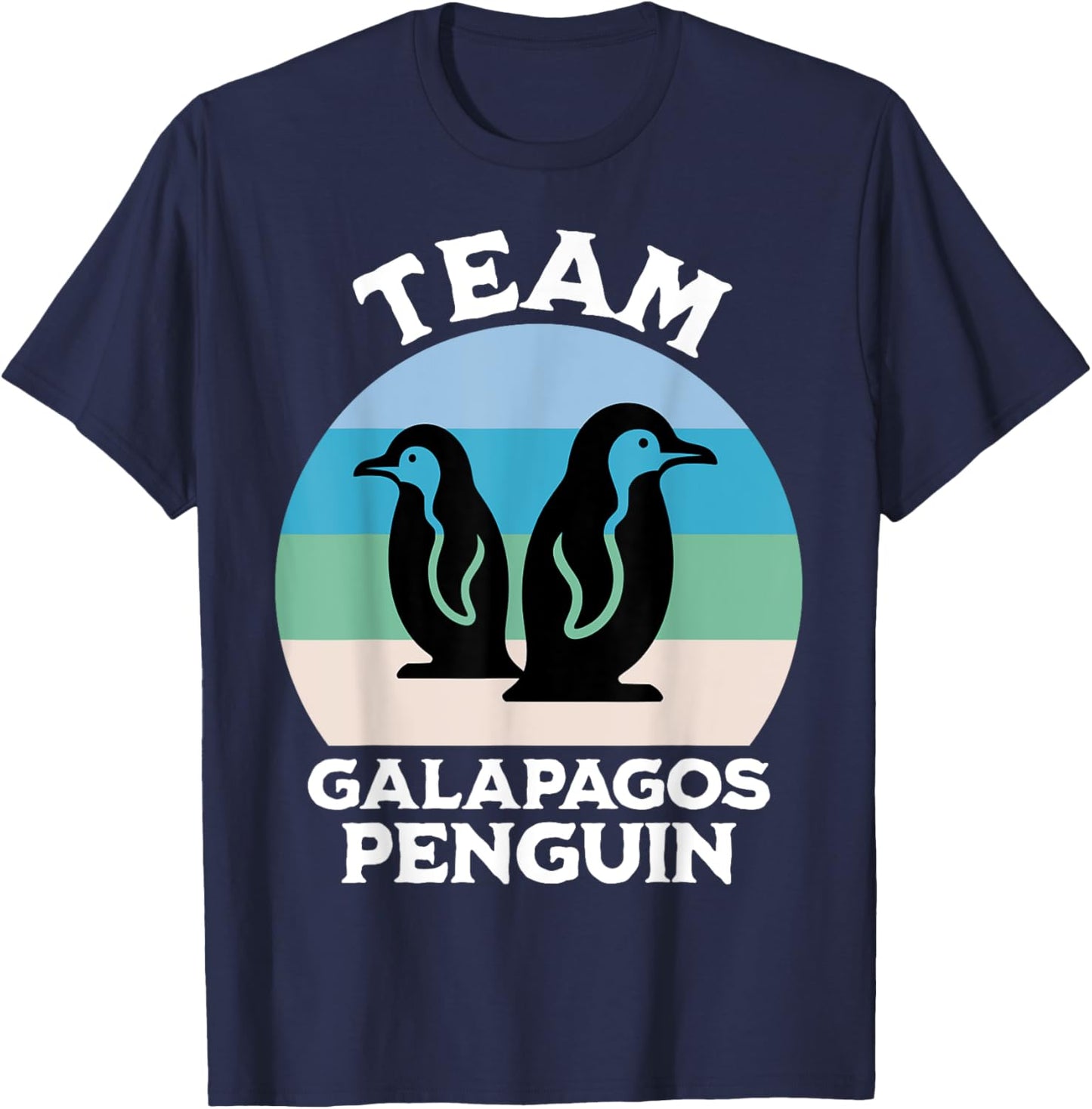 Galapagos Penguin Team Galapagos Penguin T-Shirt - T-Shirt | Navy