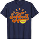 Texas Softball Vintage Kids Team Retro Softball Fan T-Shirt - T-Shirt | Navy