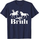 Bruh Funny Joust Knight Medieval Jousting Ren Faire T-Shirt - T-Shirt | Navy