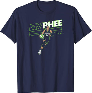 Napheesa Collier - MVPhee - Minnesota Basketball T-Shirt - T-Shirt | Navy