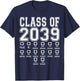 Class of 2039 Grow with me Shirt T-Shirt - T-Shirt | Navy