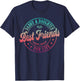 New Dad Est Best Friend Girl Dad Daughter Father's Day T-Shirt - T-Shirt | Navy