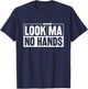 Look Ma, No Hands Theremin T-Shirt - T-Shirt | Navy