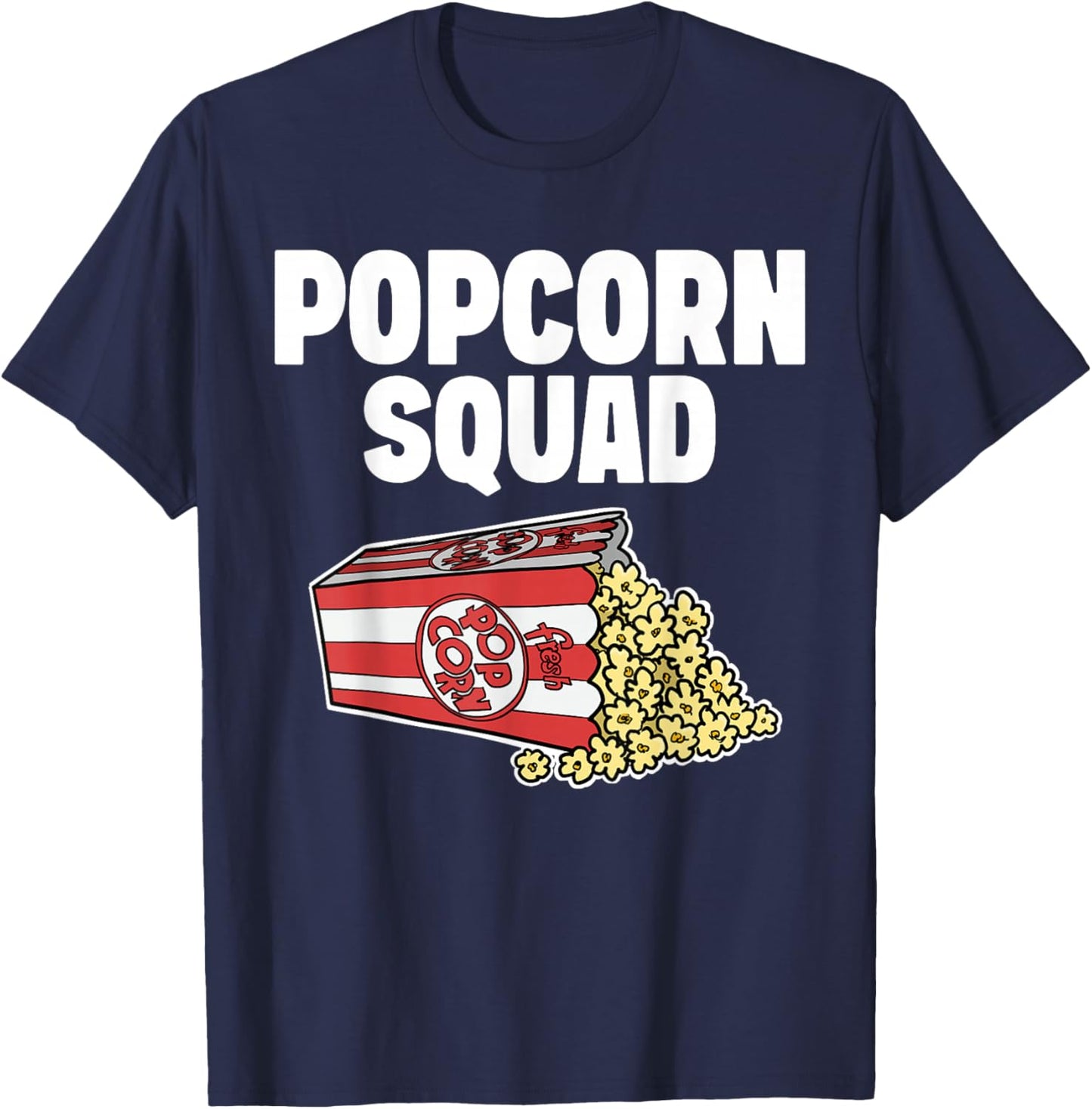 Popcorn Squad T-Shirt - T-Shirt | Navy