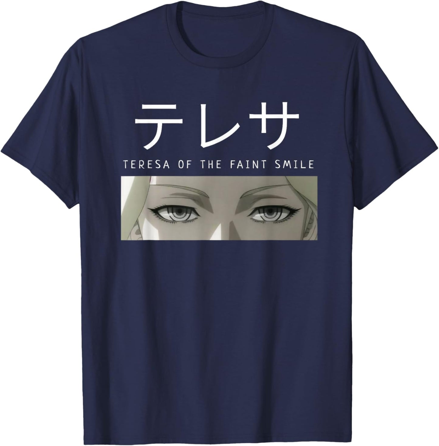 TERESA of the Faint Smile - Claymore Anime Manga Season 2 T-Shirt - T-Shirt | Navy
