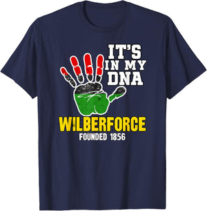 Wilberforce, WU, Souvenir HBC Design T-Shirt - T-Shirt | Navy