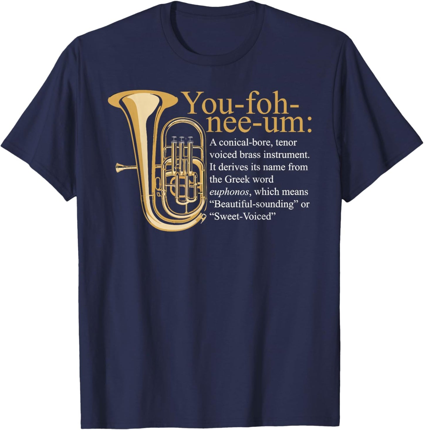 Euphonium T-Shirt - T-Shirt | Navy