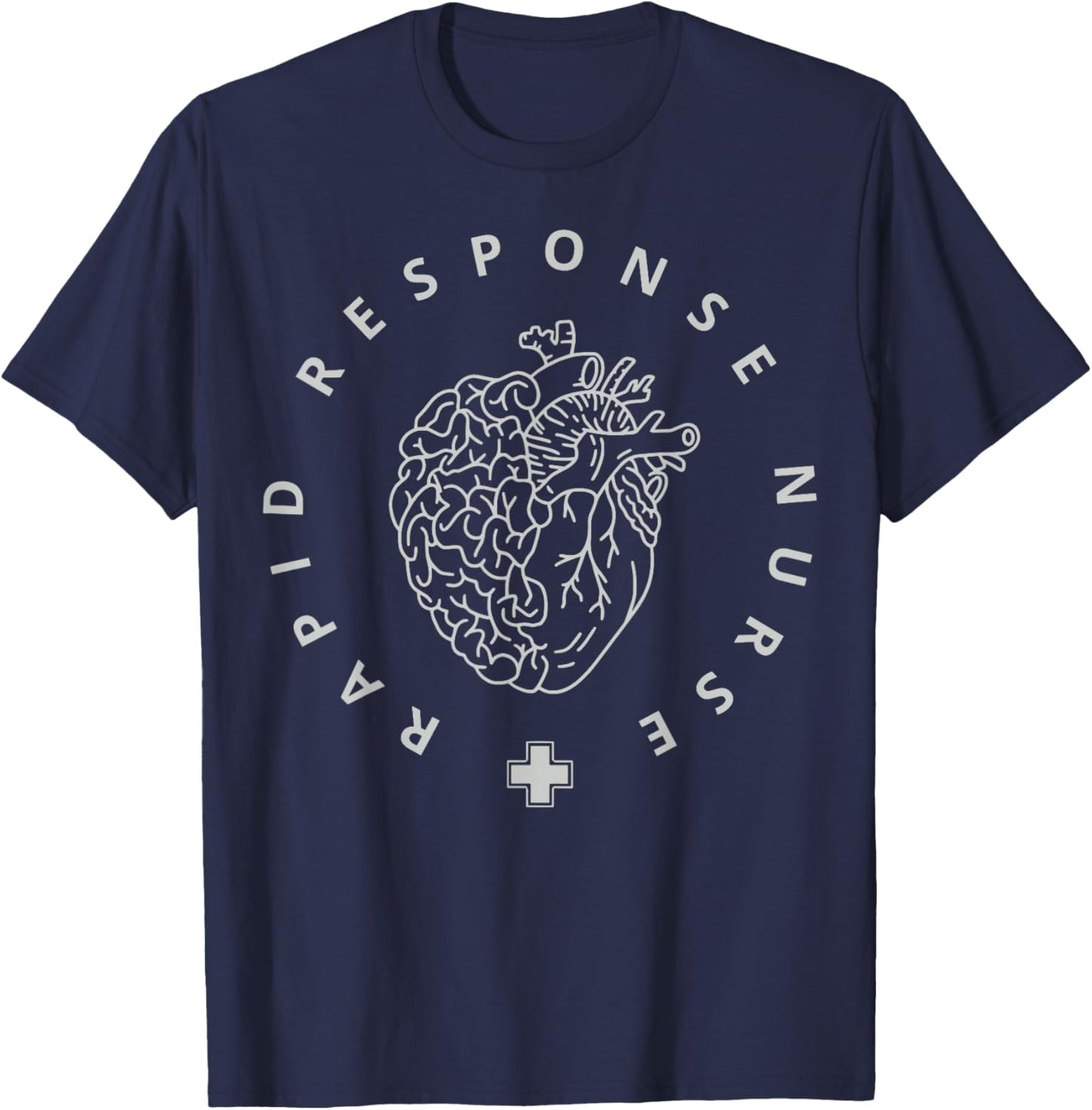 Rapid Response Nurse Critical Care Nurse RRT Nurse Nursing T-Shirt - T-Shirt | Navy