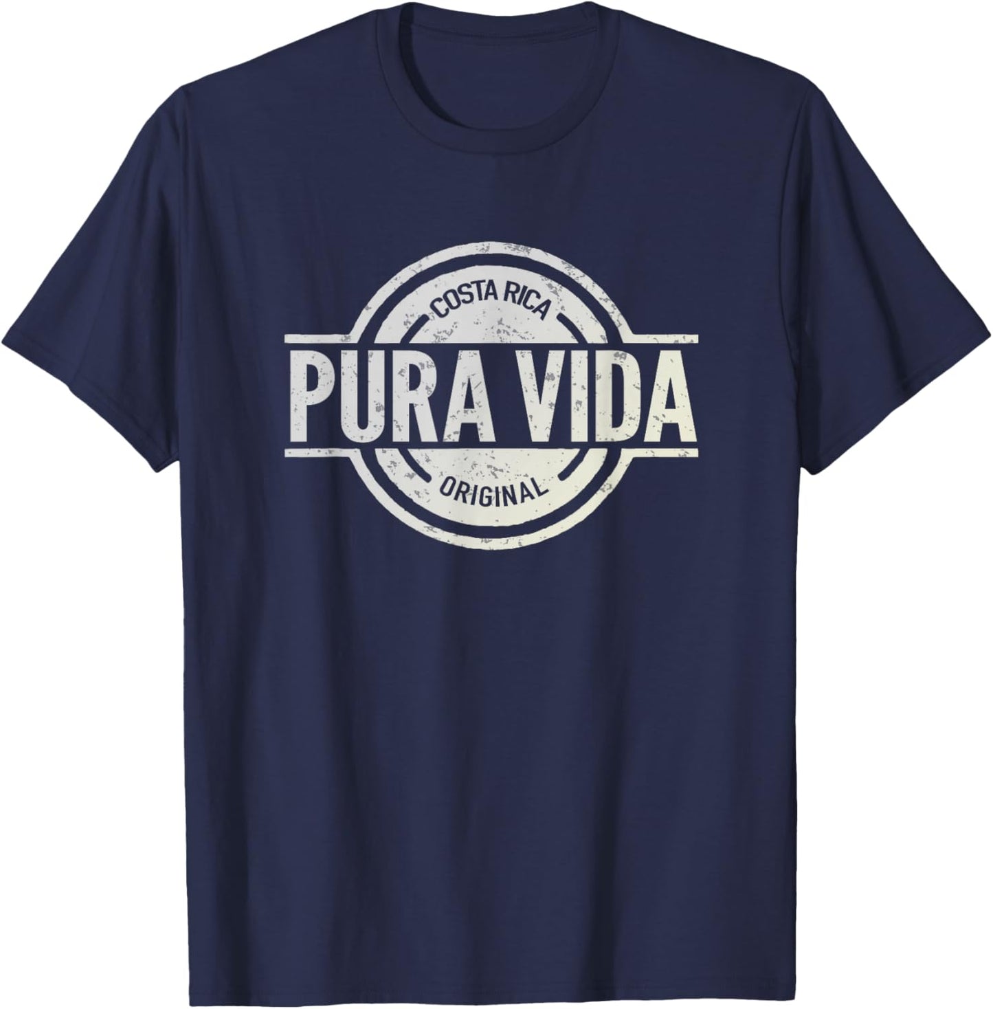 Pura Vida Costa Rica Official Pura Vida Costa Rica T-Shirt - T-Shirt | Navy