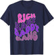 Rich Baby Daddy Gang Apparel , Small, Black T-Shirt - T-Shirt | Navy