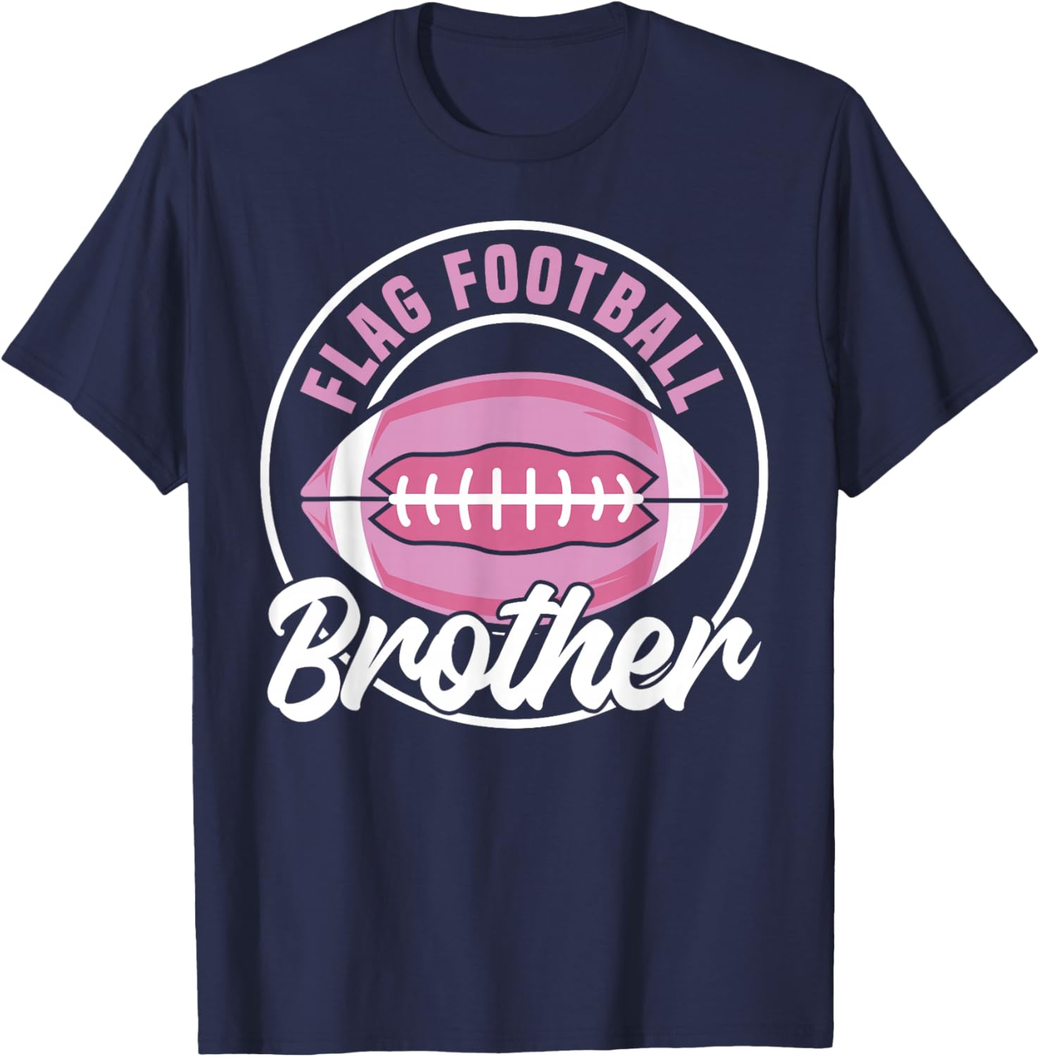 Flag Football Brother T-Shirt - T-Shirt | Navy