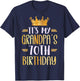 It's My Grandpa's 70th Birthday Happy 70 Years Old T-Shirt - T-Shirt | Navy