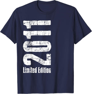 15 Year Old boy Girl 15 Birthday Gifts Limited Edition 2011 T-Shirt - T-Shirt | Navy