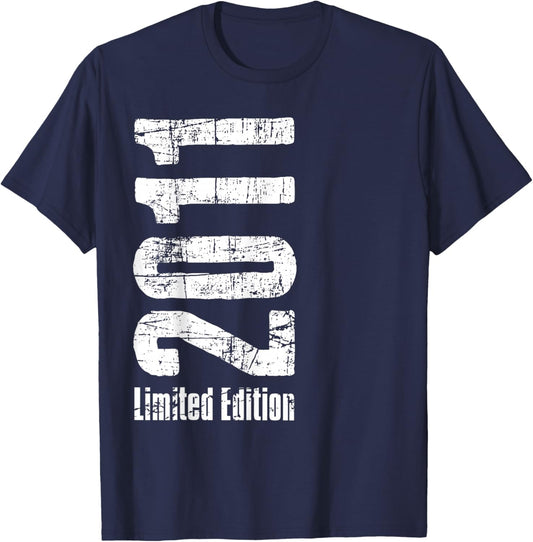 15 Year Old boy Girl 15 Birthday Gifts Limited Edition 2011 T-Shirt - T-Shirt | Navy