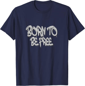 Urban Street Freedom Art T-Shirt - T-Shirt | Navy