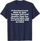 If You Can't Look Back At Your Younger Self and Realize that T-Shirt - T-Shirt | Navy