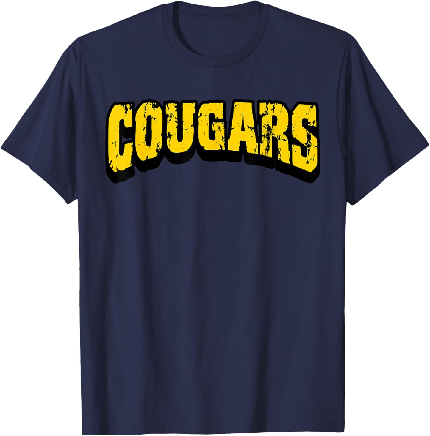 Cougars Back to School Spirit GY T-Shirt - T-Shirt | Navy