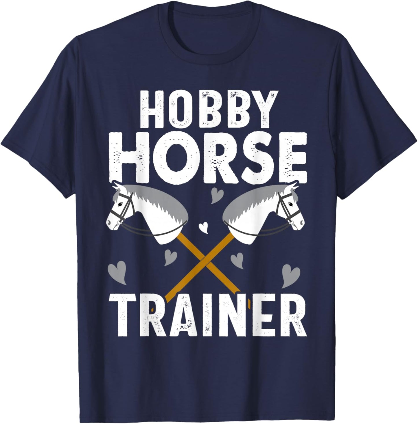 Hobbyhorse Trainer Hobby Horse T-Shirt - T-Shirt | Navy