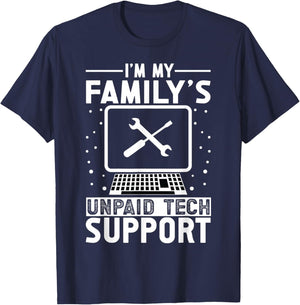 Tech Support T-Shirt - T-Shirt | Navy