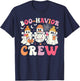 Retro Boo-Havior Crew Behavior Analyst Halloween ABA RBT T-Shirt - T-Shirt | Navy