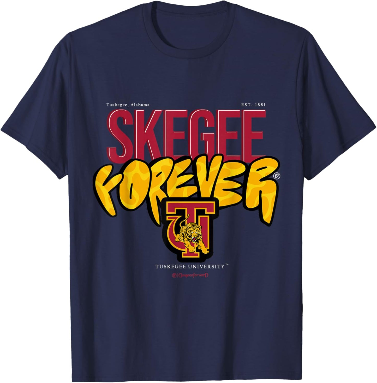 The Yard Essentials - Tuskegee University - Skegee Forever T-Shirt - T-Shirt | Navy