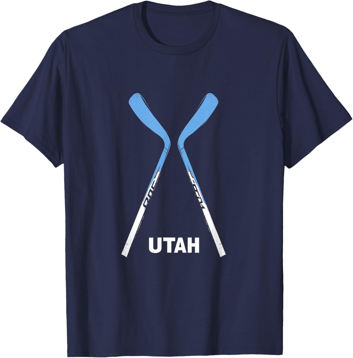 Utah Hockey Sticks T-Shirt - T-Shirt | Navy
