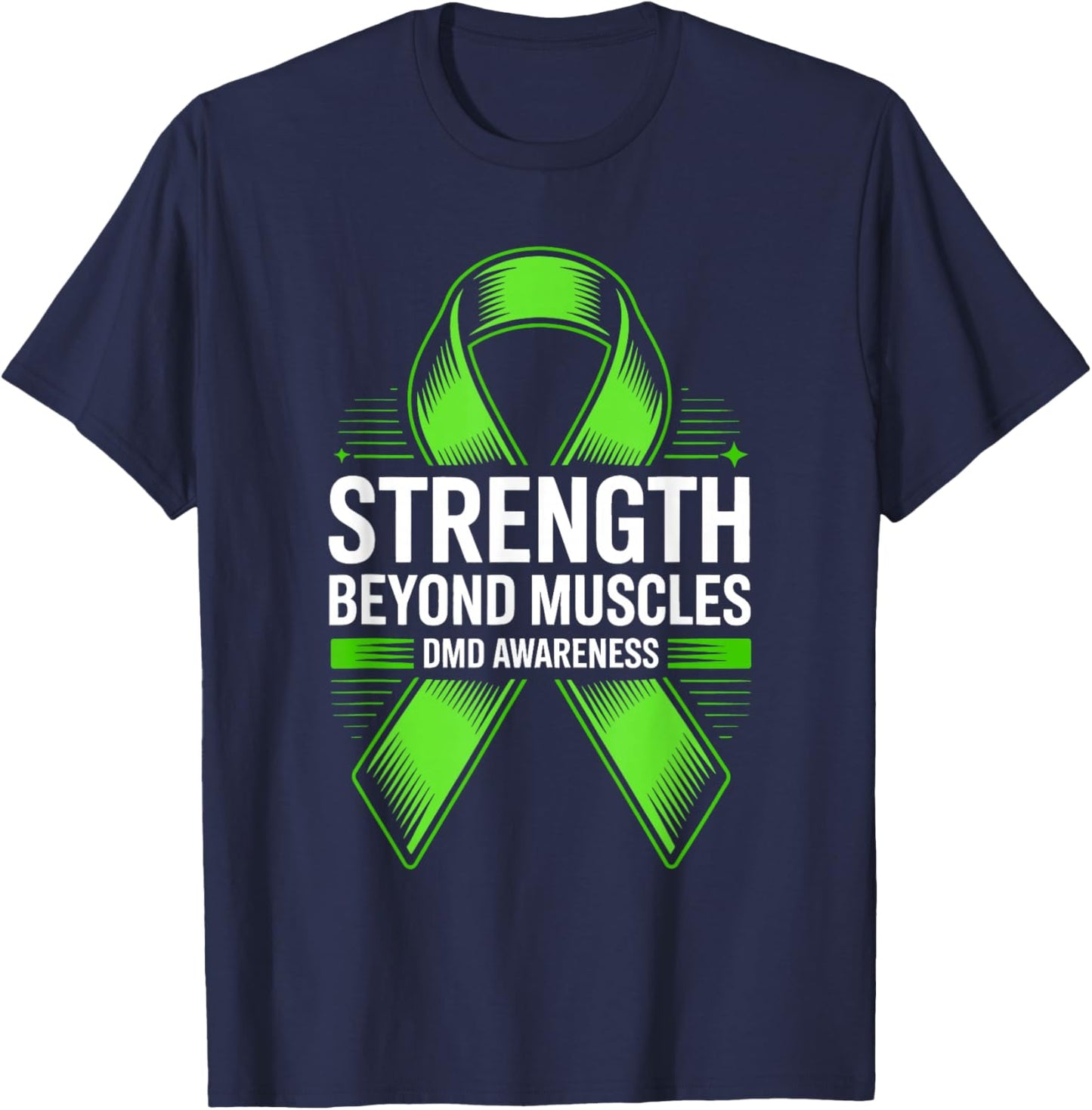 Duchenne Muscular Dystrophy Awareness Month DMD T-Shirt - T-Shirt | Navy