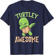 Turtley Awesome Dabbing Sea Turtle Ocean Turtle Lover T-Shirt - T-Shirt | Navy