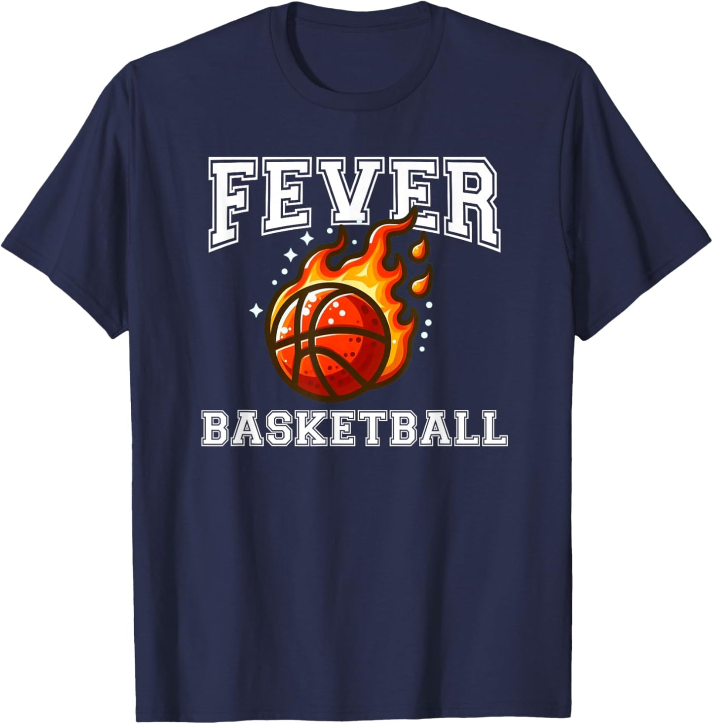 Basketball Fever Vintage T-Shirt - T-Shirt | Navy