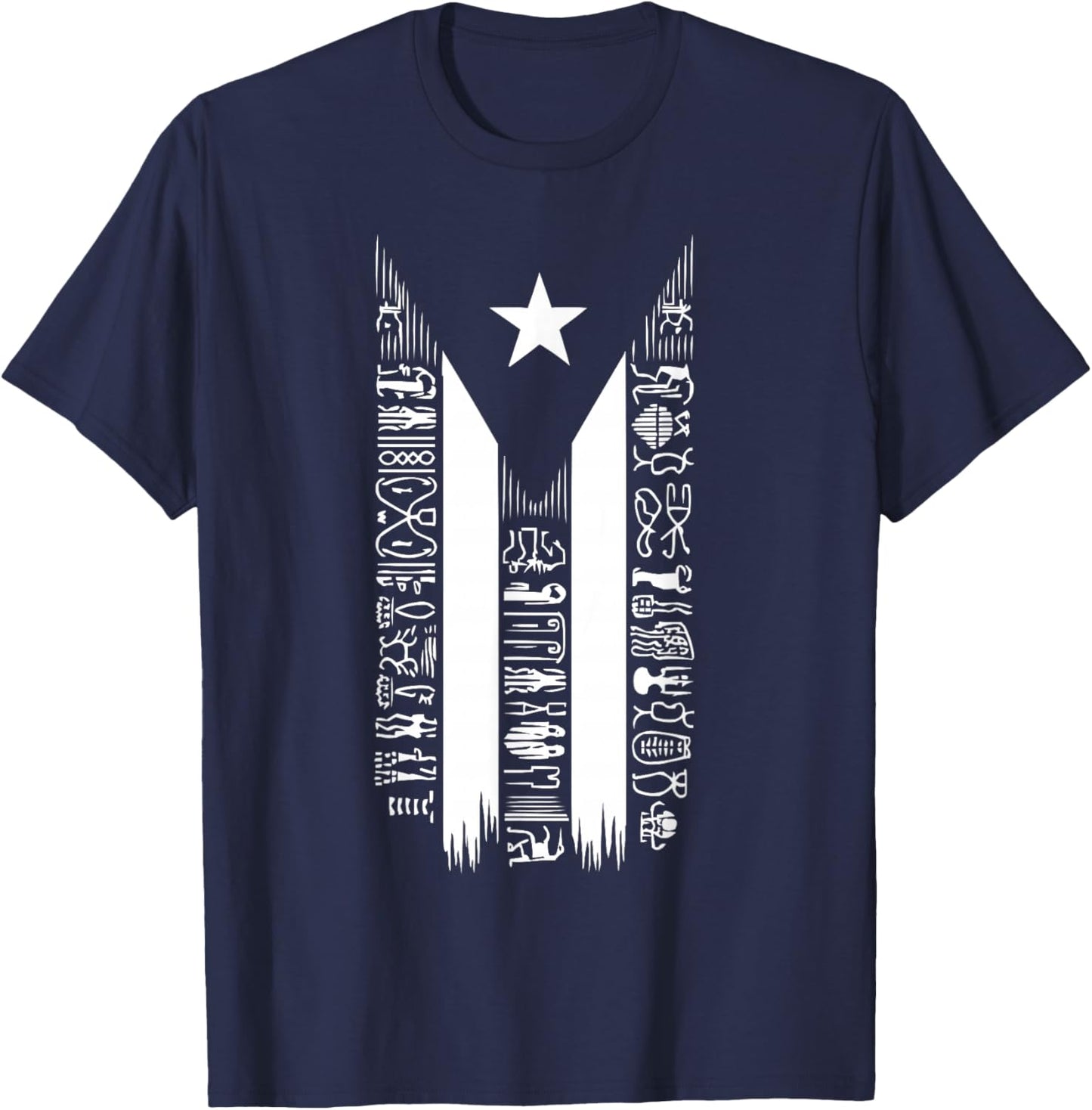 Taino Indian Puerto Rico Pride Boricua Puerto Rican T-Shirt - T-Shirt | Navy
