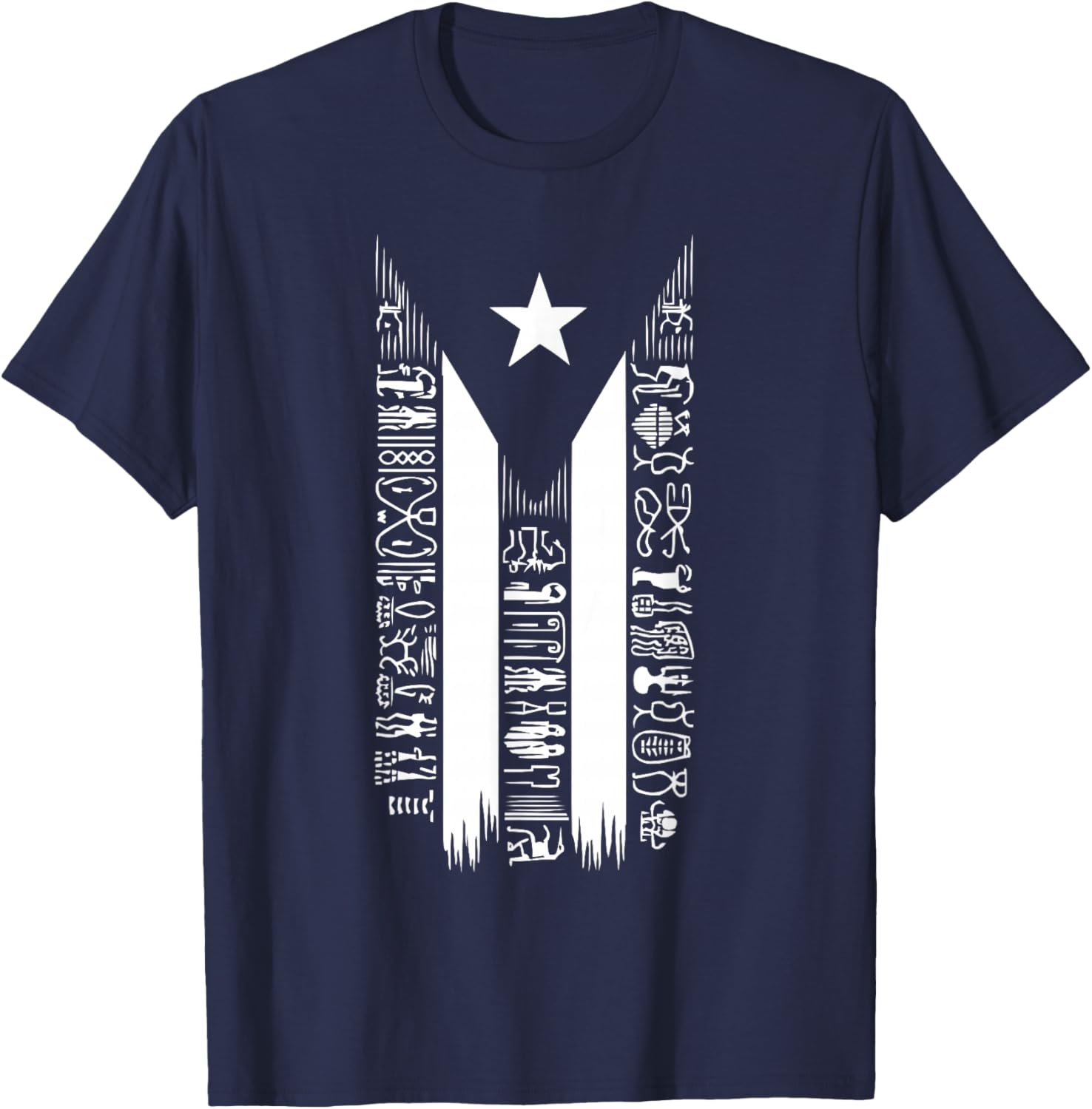 Taino Indian Puerto Rico Pride Boricua Puerto Rican T-Shirt - T-Shirt | Navy