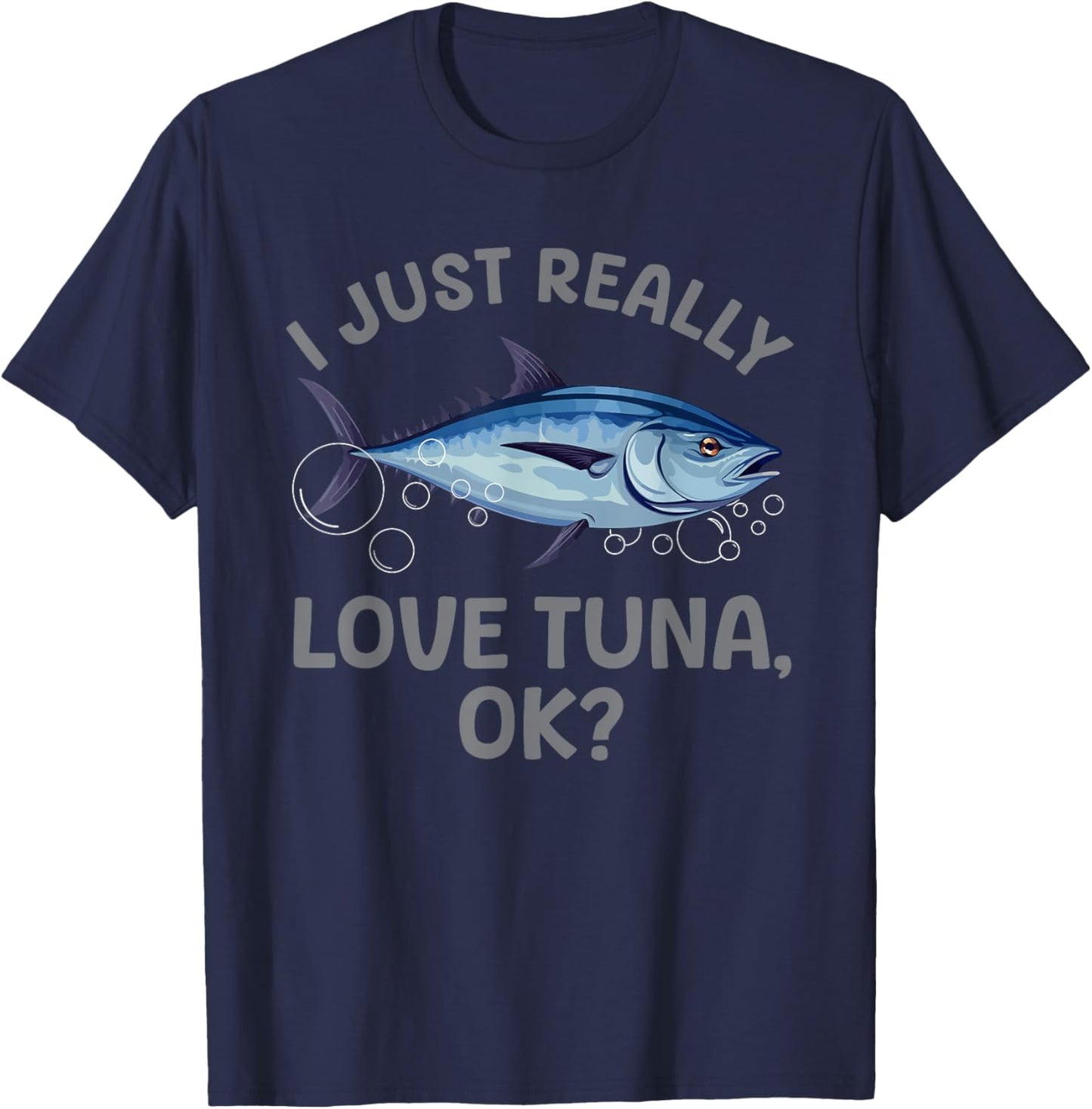 Cool Tuna Fishing Art Women Deep Sea Tuna Fishing T-Shirt - T-Shirt | Navy