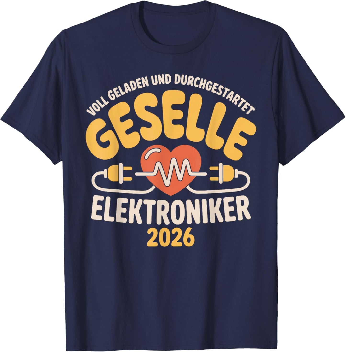 2026 for Electricians Training Passed Companion Test T-Shirt - T-Shirt | Navy