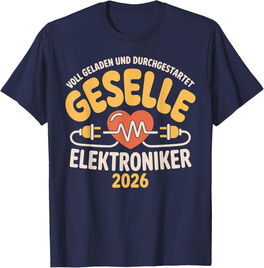 2026 for Electricians Training Passed Companion Test T-Shirt - T-Shirt | Navy