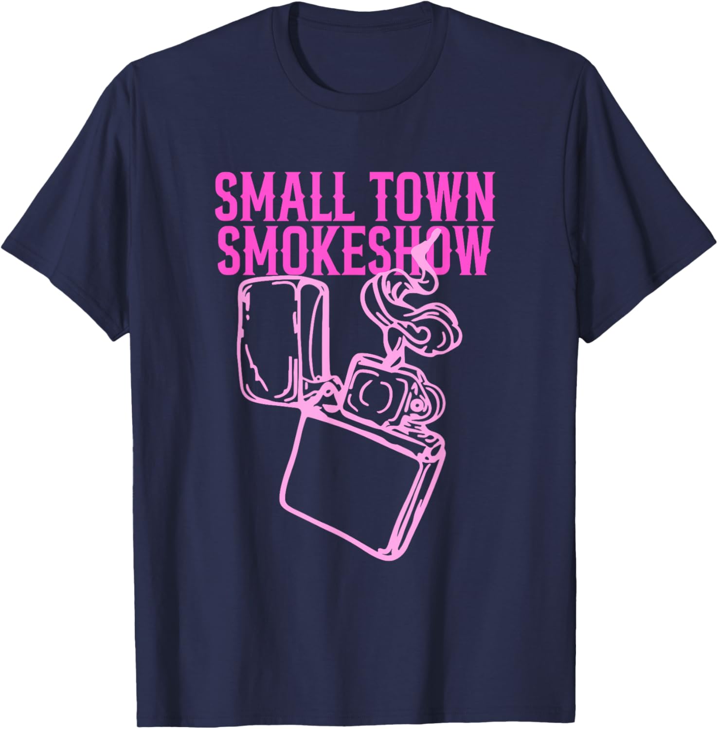Small Town Smokeshow Apparel T-Shirt - T-Shirt | Navy
