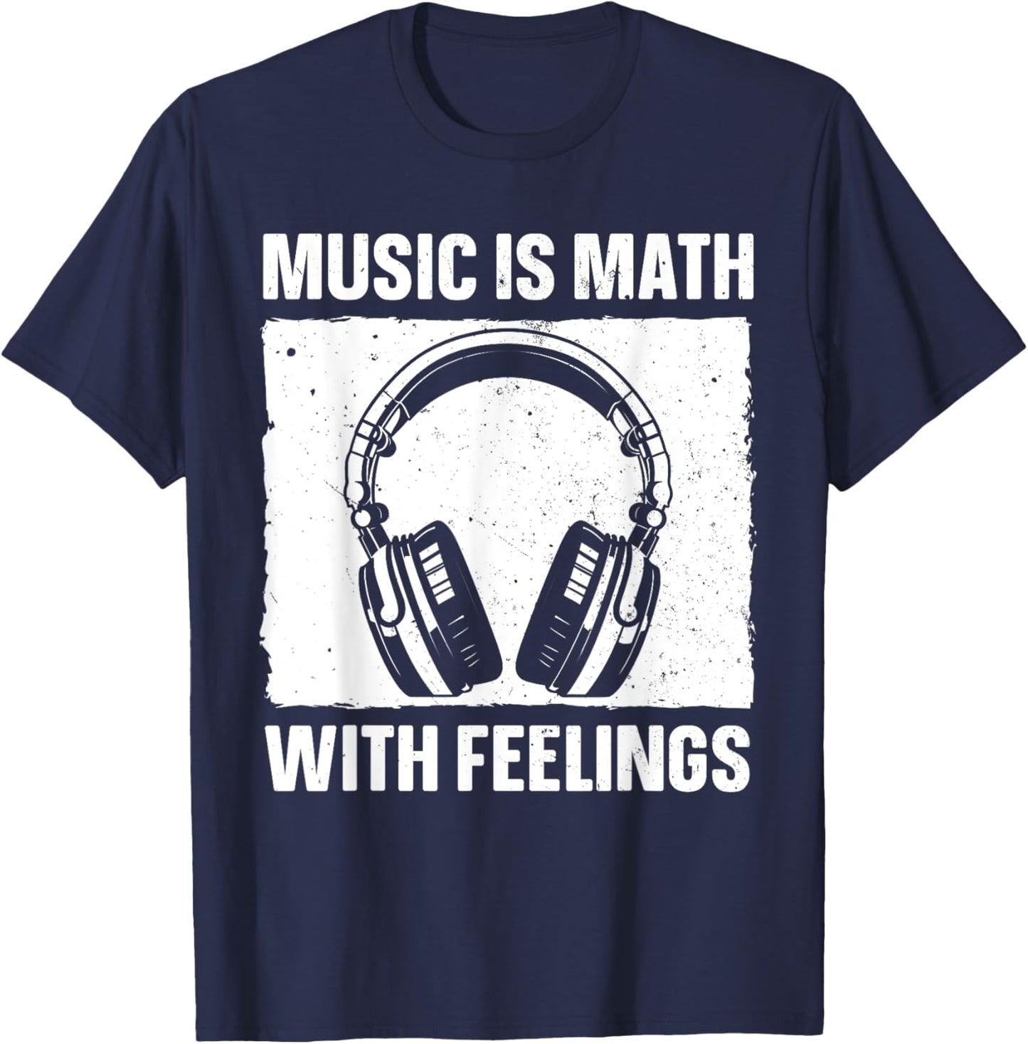 Funny Music Art Women Music Teacher Themed Gag Music T-Shirt - T-Shirt | Navy