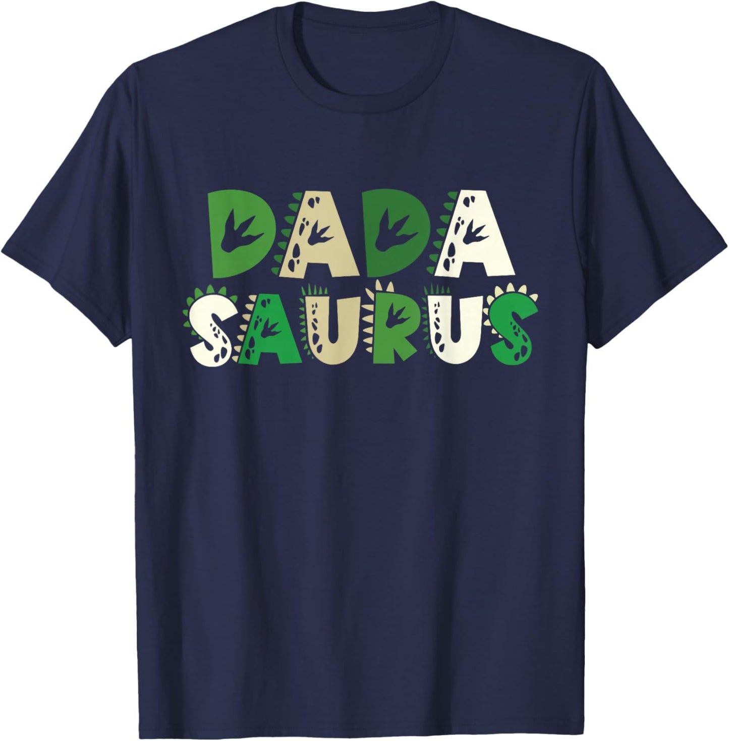 Dada Saurus Matching Family Birthday Dinosaur Men Women Kids T-Shirt - T-Shirt | Navy