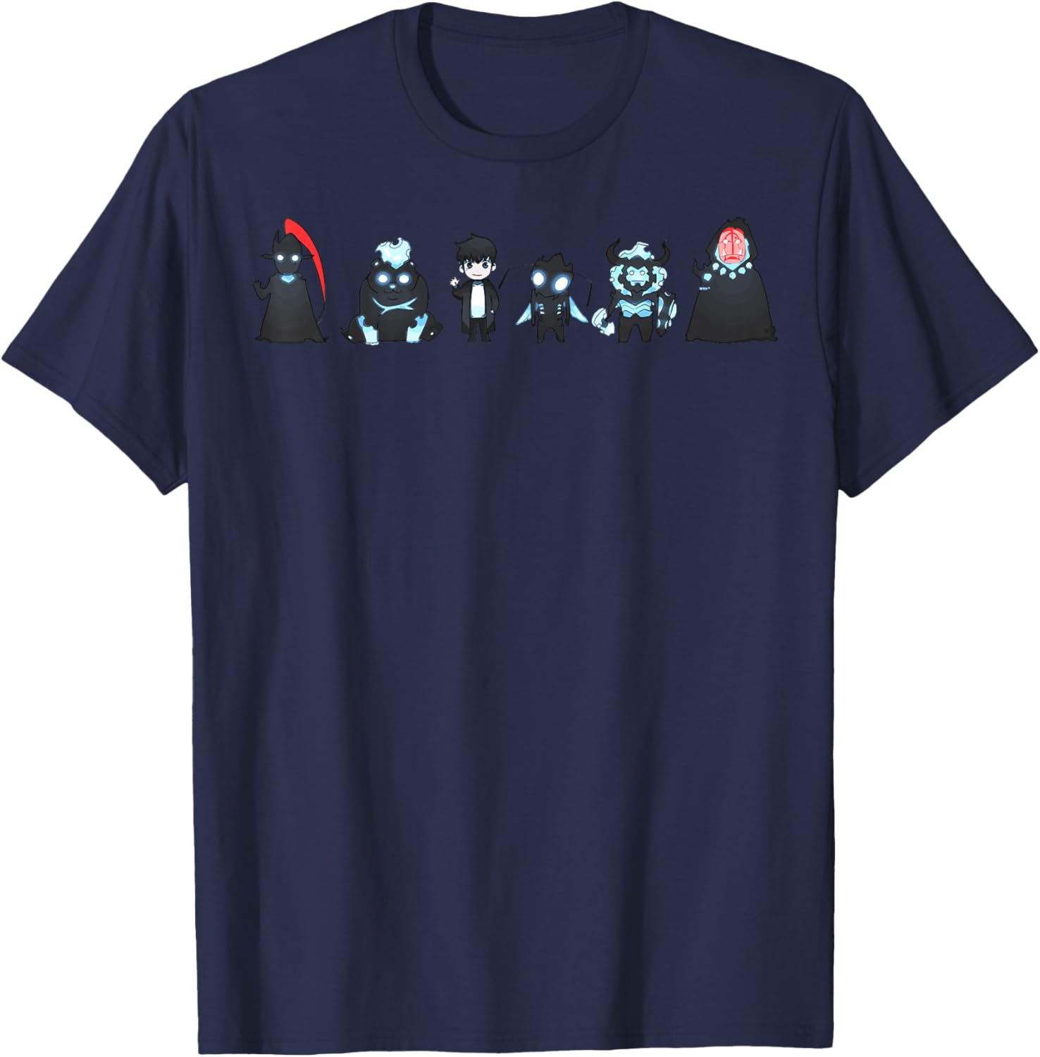 Igris Tank Jinwoo Beru Iron Tusk Shadow Monarch T-Shirt - T-Shirt | Navy