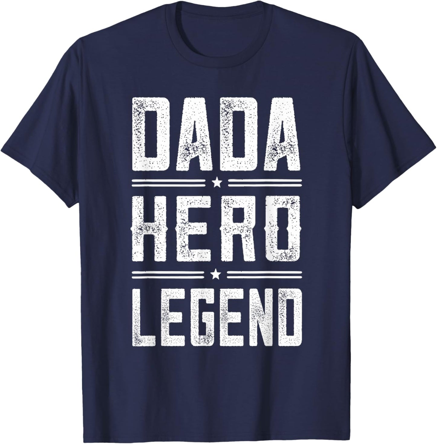 Dada Hero Legend - Vintage Distressed Dada T-Shirt - T-Shirt | Navy