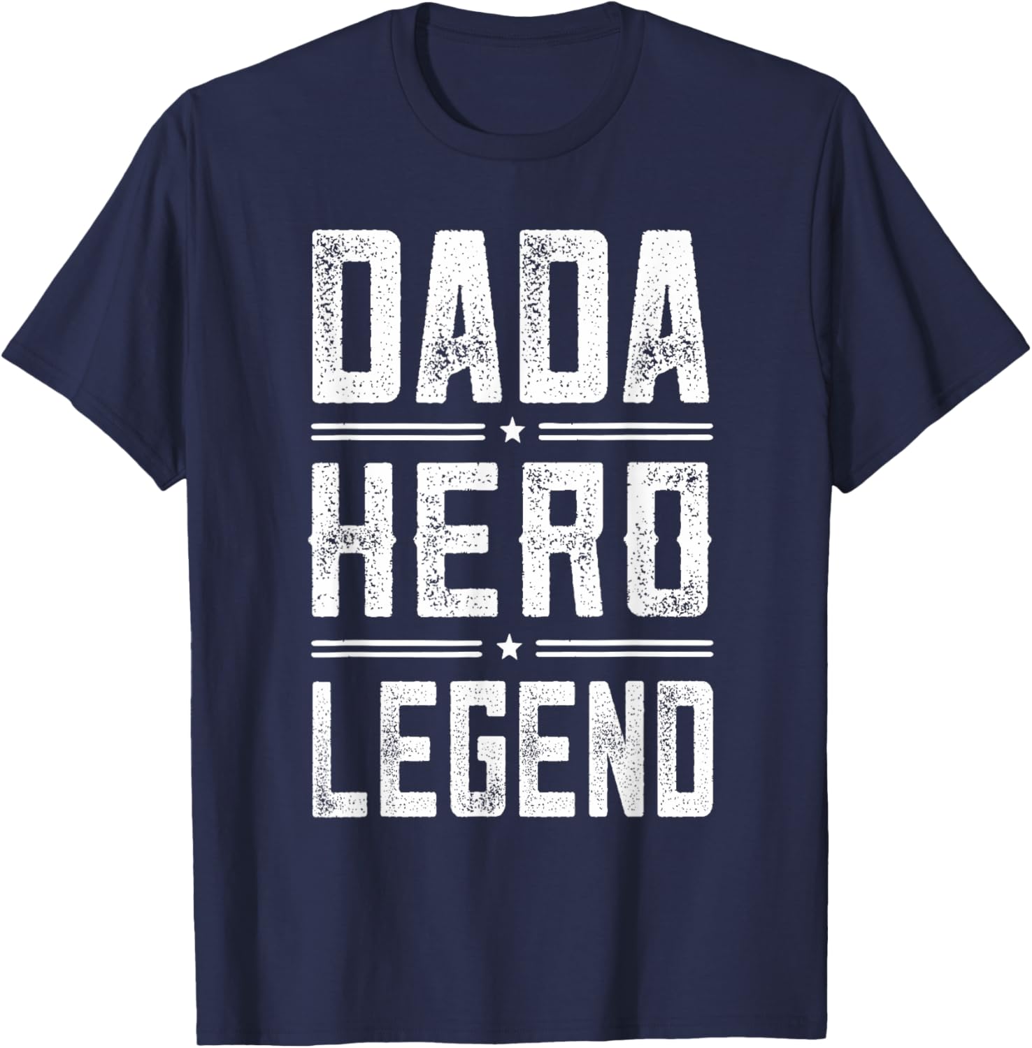 Dada Hero Legend - Vintage Distressed Dada T-Shirt - T-Shirt | Navy