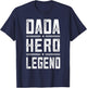 Dada Hero Legend - Vintage Distressed Dada T-Shirt - T-Shirt | Navy
