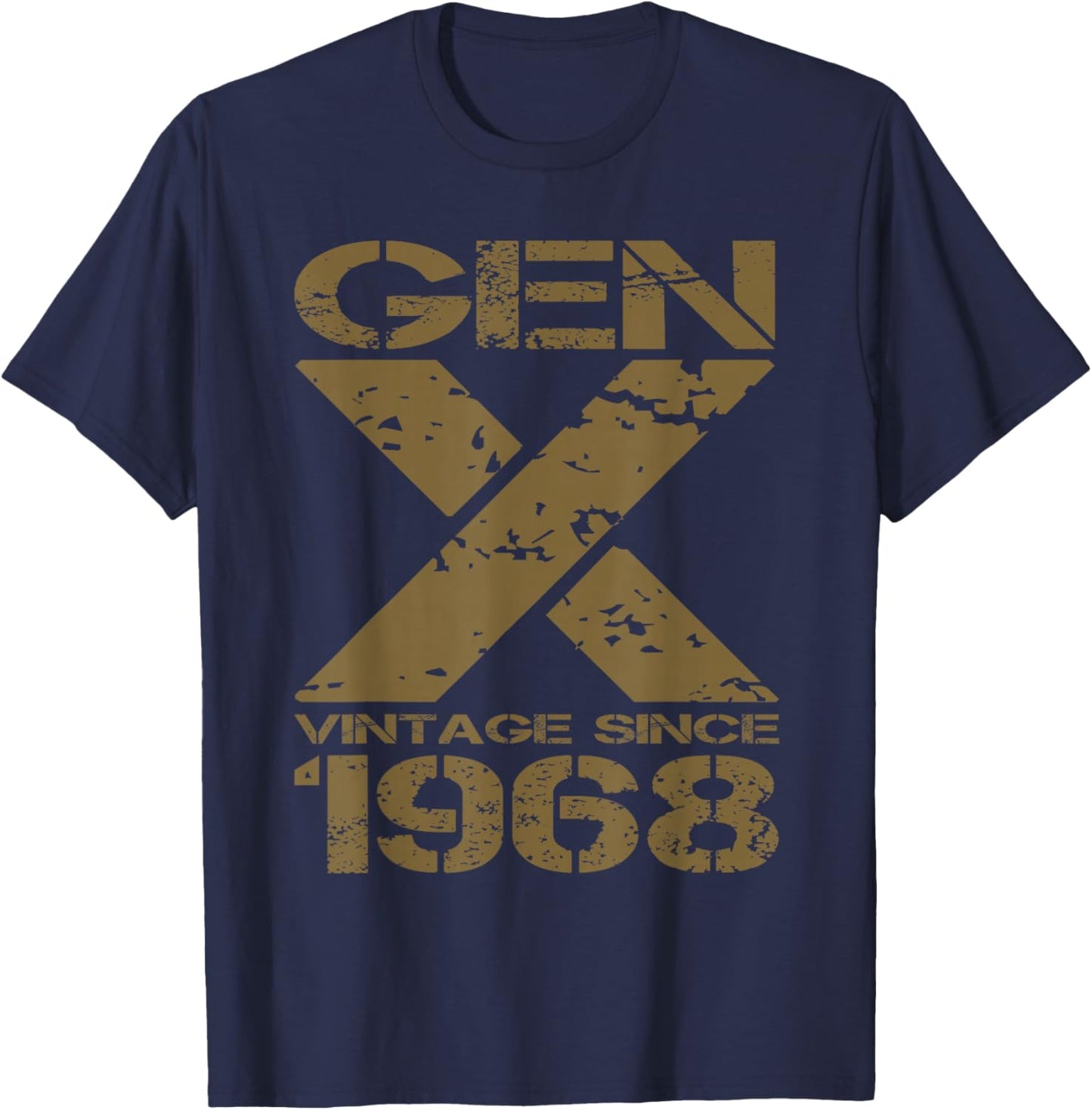 Generation X Vintage Seit 1968 Retro Generation X T-Shirt - T-Shirt | Navy