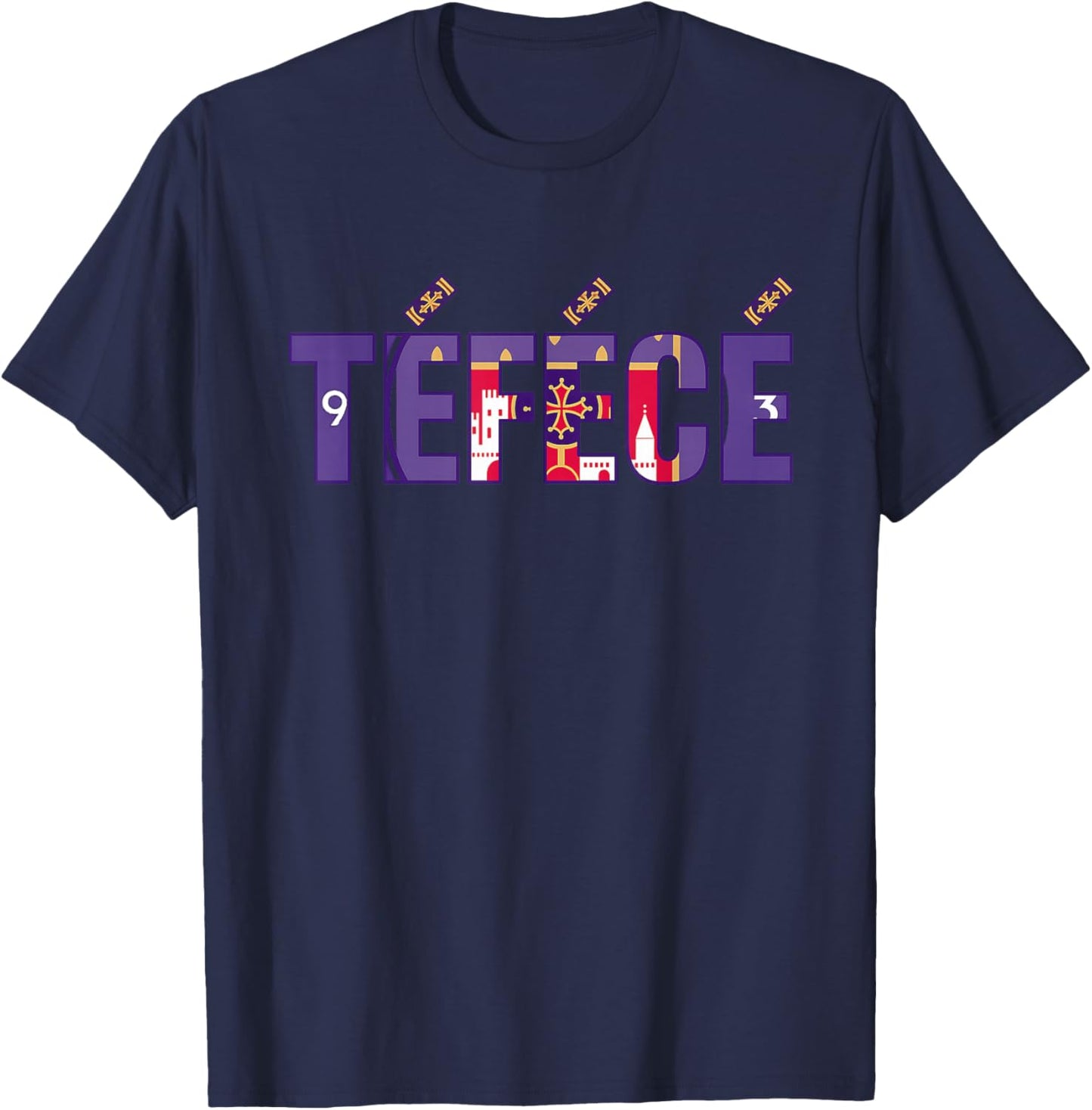 Tefaecé - Forza Viola T-Shirt - T-Shirt | Navy
