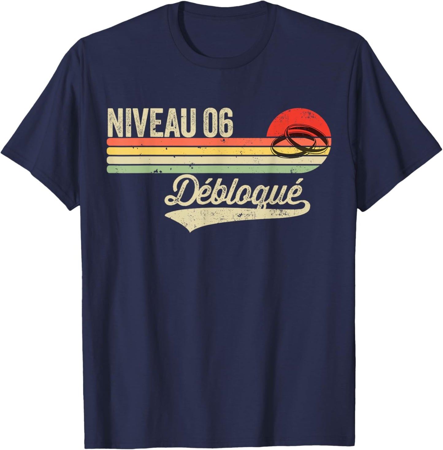 Gift Humour Cyprus Wedding - 6 Years of Wedding T-Shirt - T-Shirt | Navy