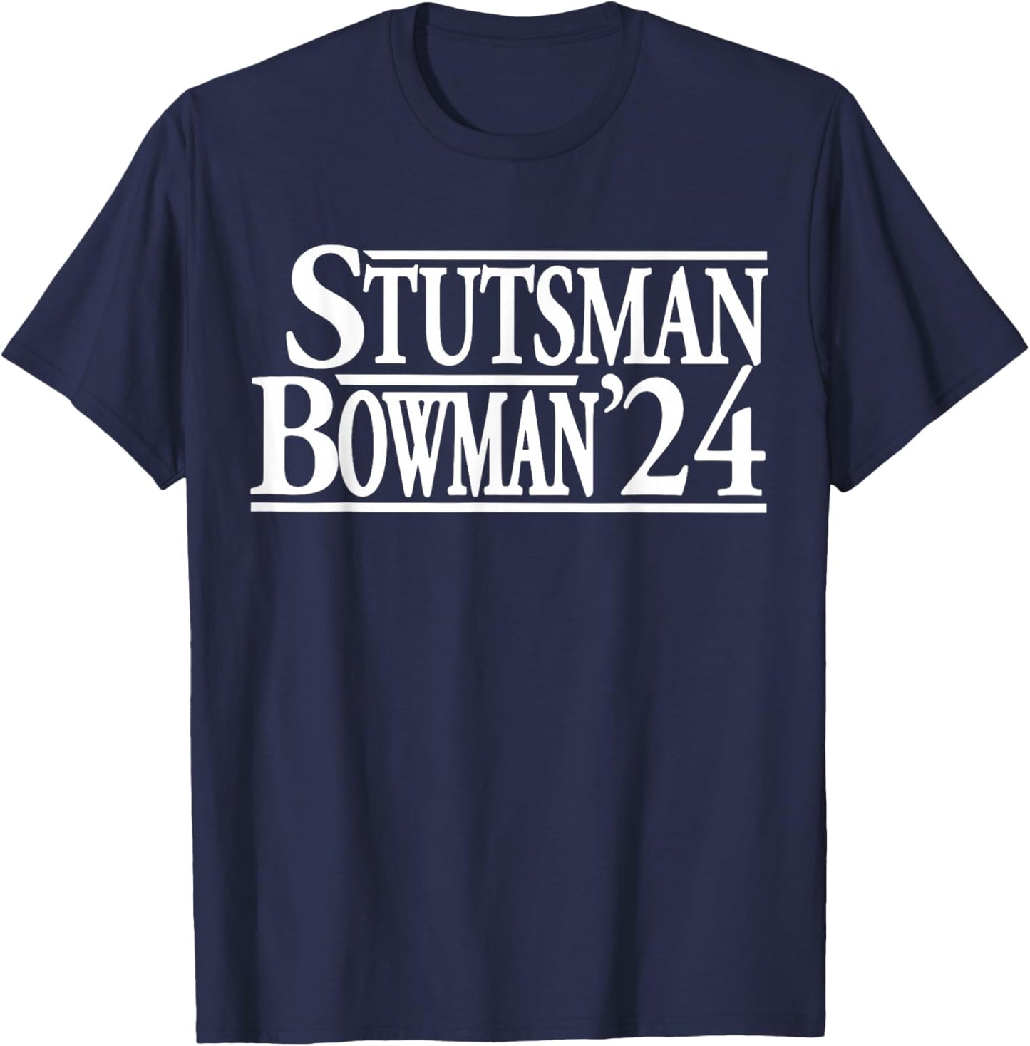 Stutsman Bowman '24 T-Shirt - T-Shirt | Navy