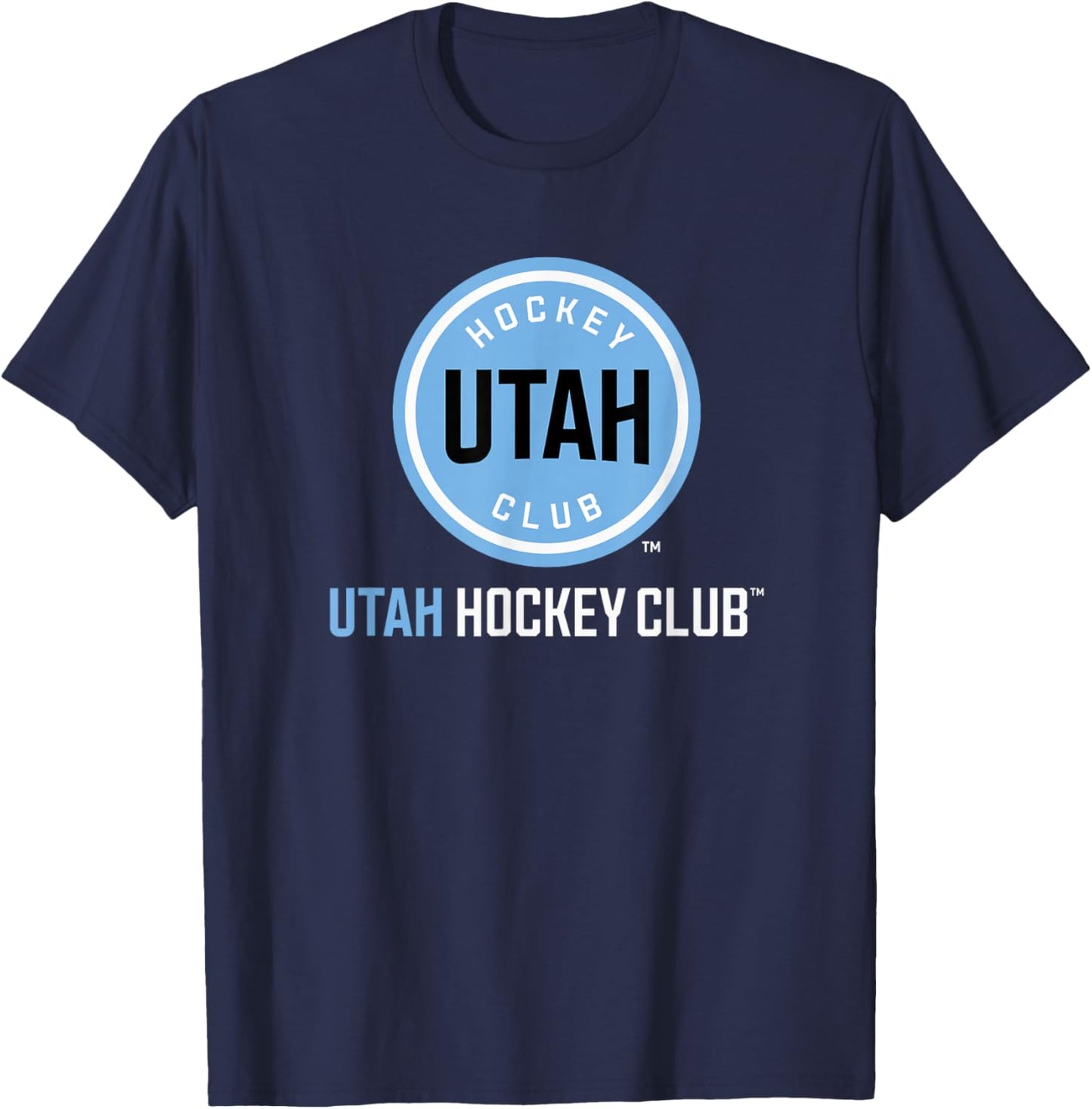 Utah Hockey Club Power Play Dark Heather Officially Licensed T-Shirt - T-Shirt | Navy