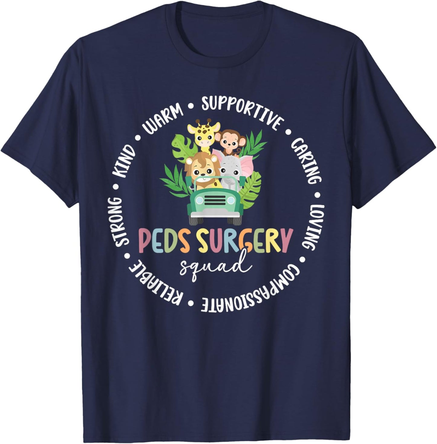 Peds Surgery Squad Appreciation Pediatric Surgery Nurse T-Shirt - T-Shirt | Navy