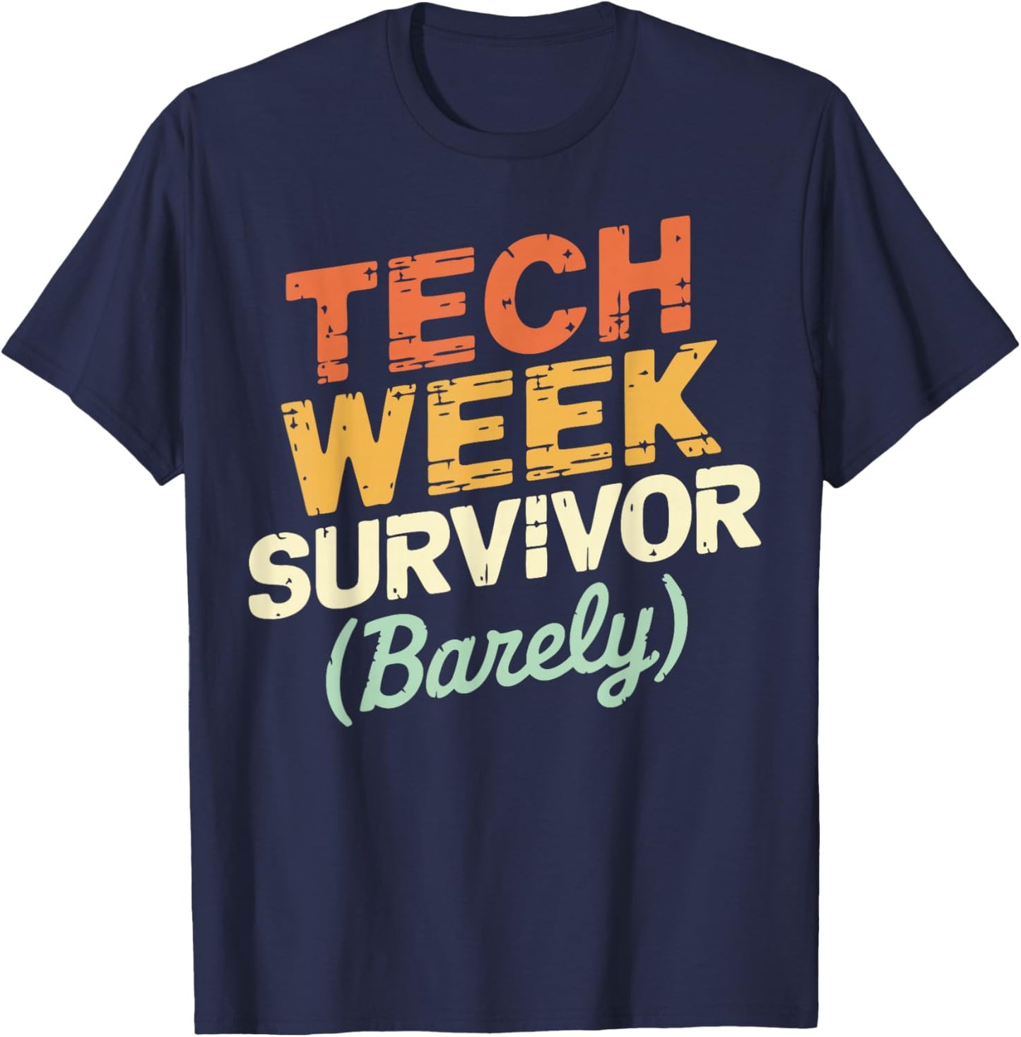 Theatre Crew Tech Week Stage Manager Theater Manager T-Shirt - T-Shirt | Navy