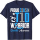 Proud Cousin of A Diabetes Warriors T1D Awareness Month T-Shirt - T-Shirt | Navy