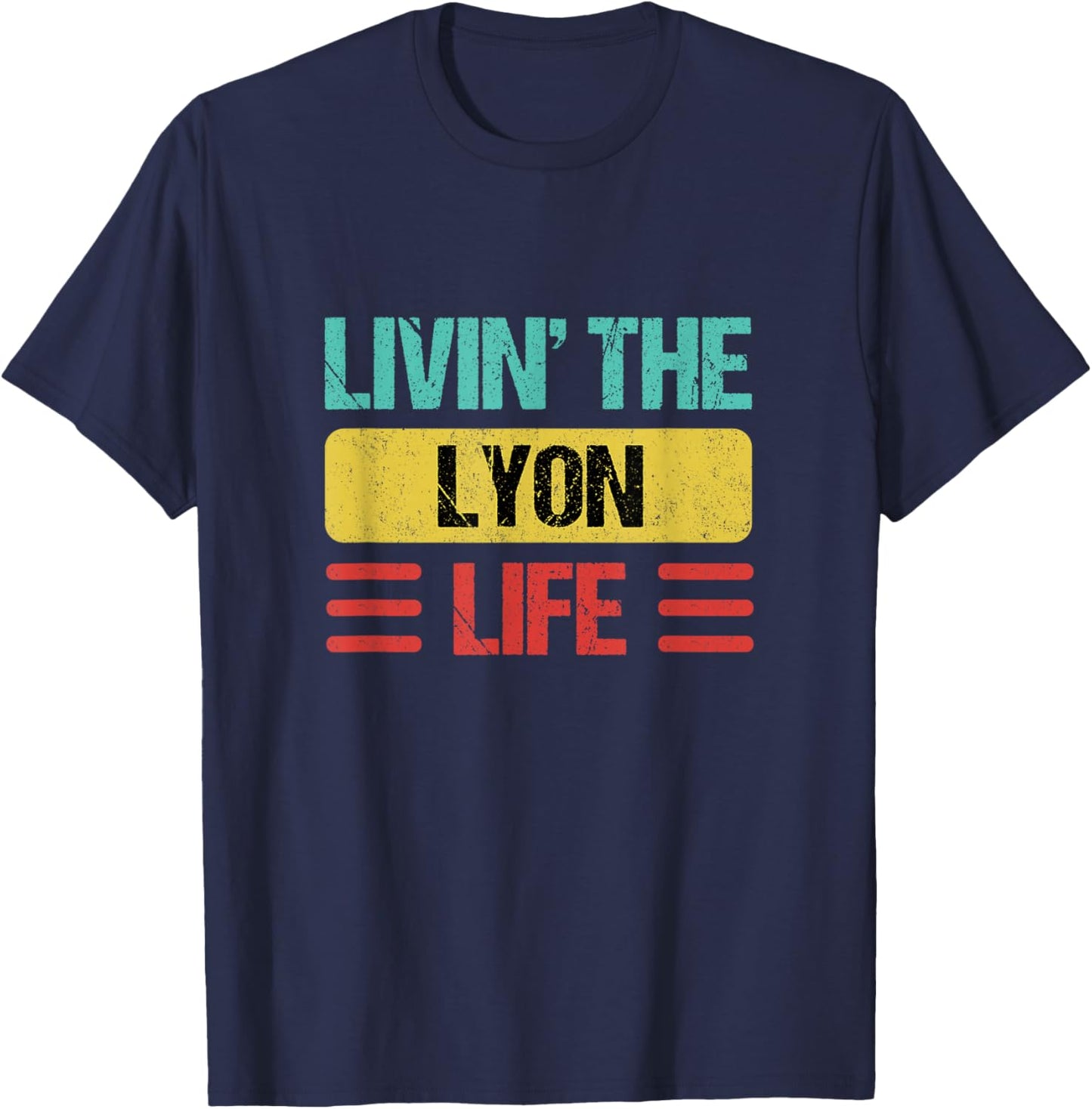 Lyon France T-Shirt - T-Shirt | Navy